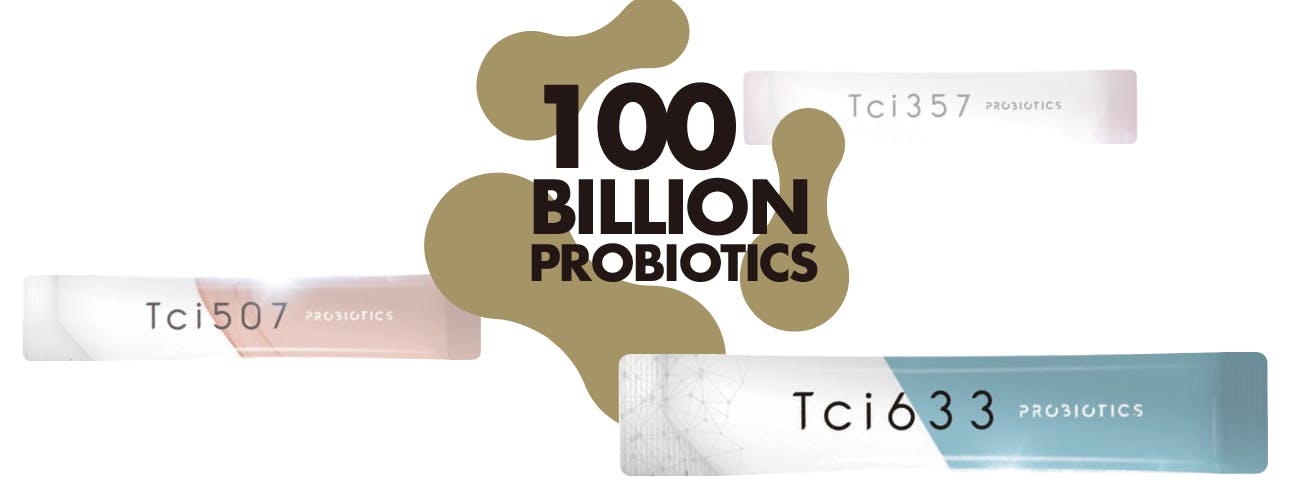 TCI-全球保健食品代工廠/ODM/OEM/CDMO，利用專利包埋技術可做到2g粉包含有一仟億以上的活菌的最佳包效益