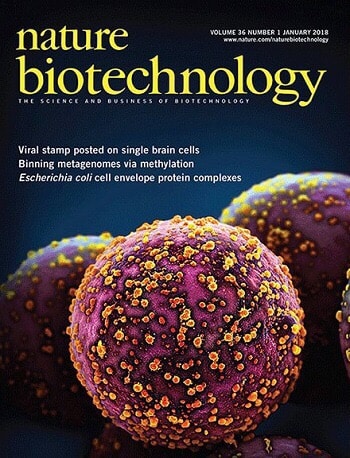 TCI QVS96 榮登世界頂尖期刊雜誌 《Nature Biotechnology》